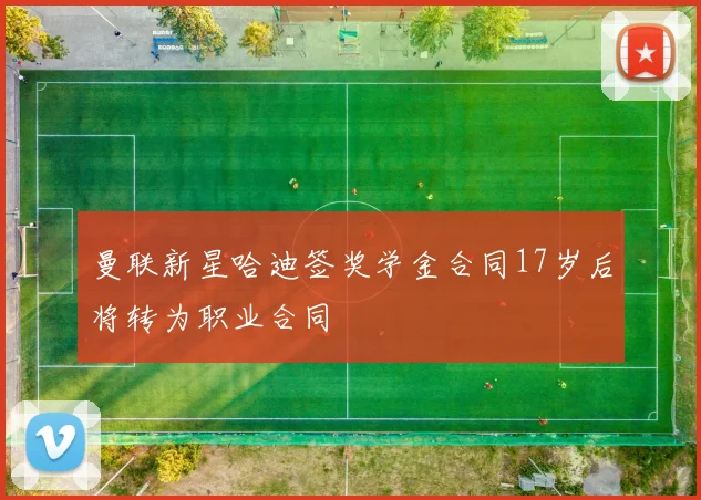 曼联新星哈迪签奖学金合同17岁后将转为职业合同